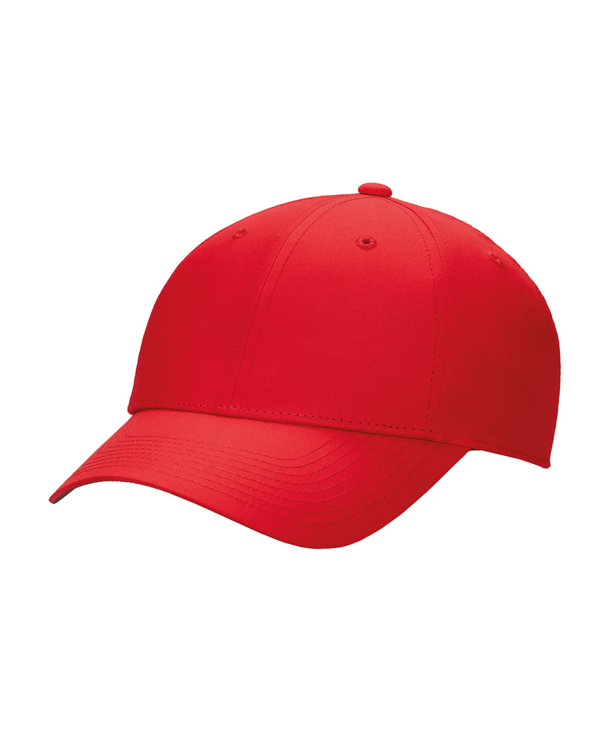 Nike Dri-FIT Club cap CB custom in University Red/White, front view