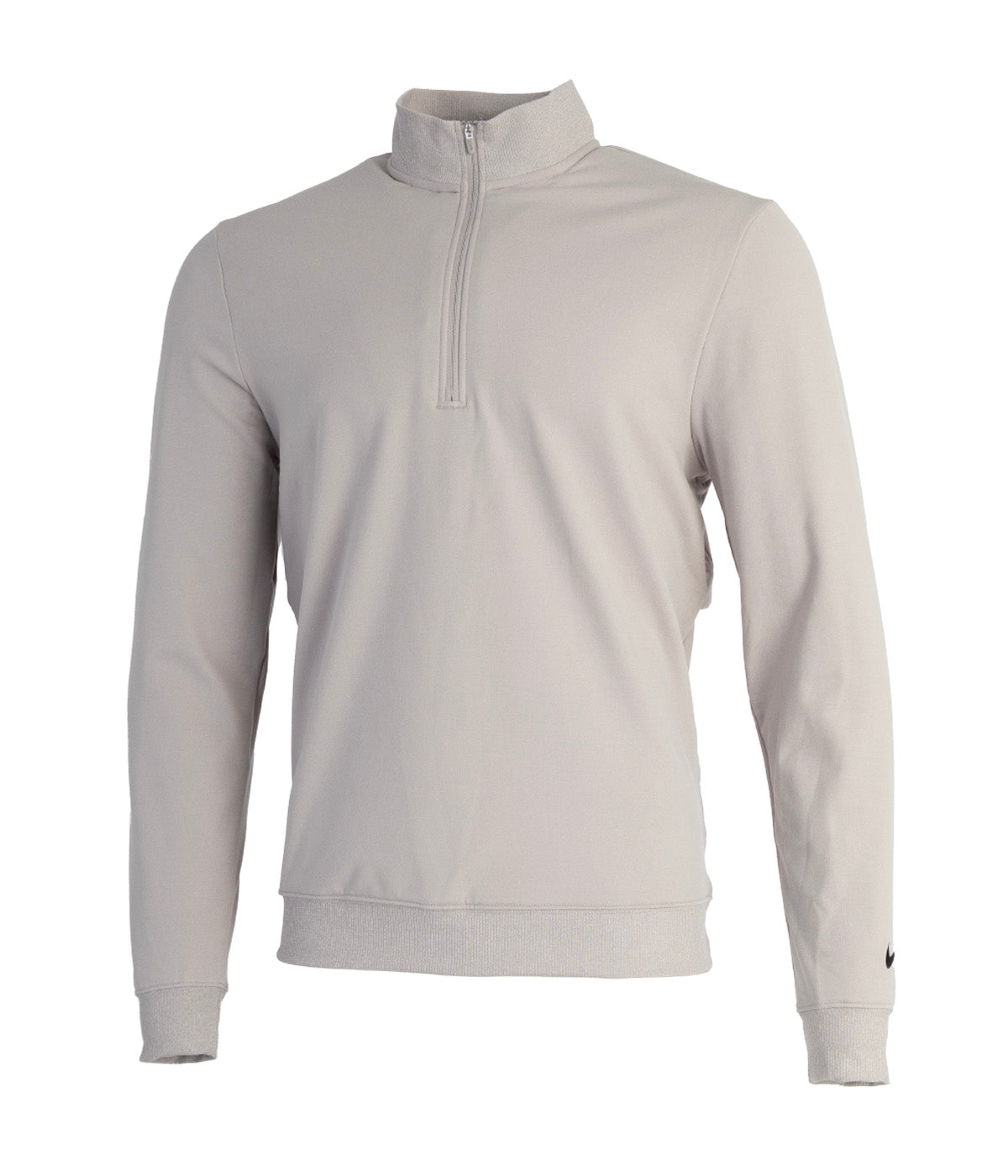Nike Tour half-zip top in College Grey/Black, front view