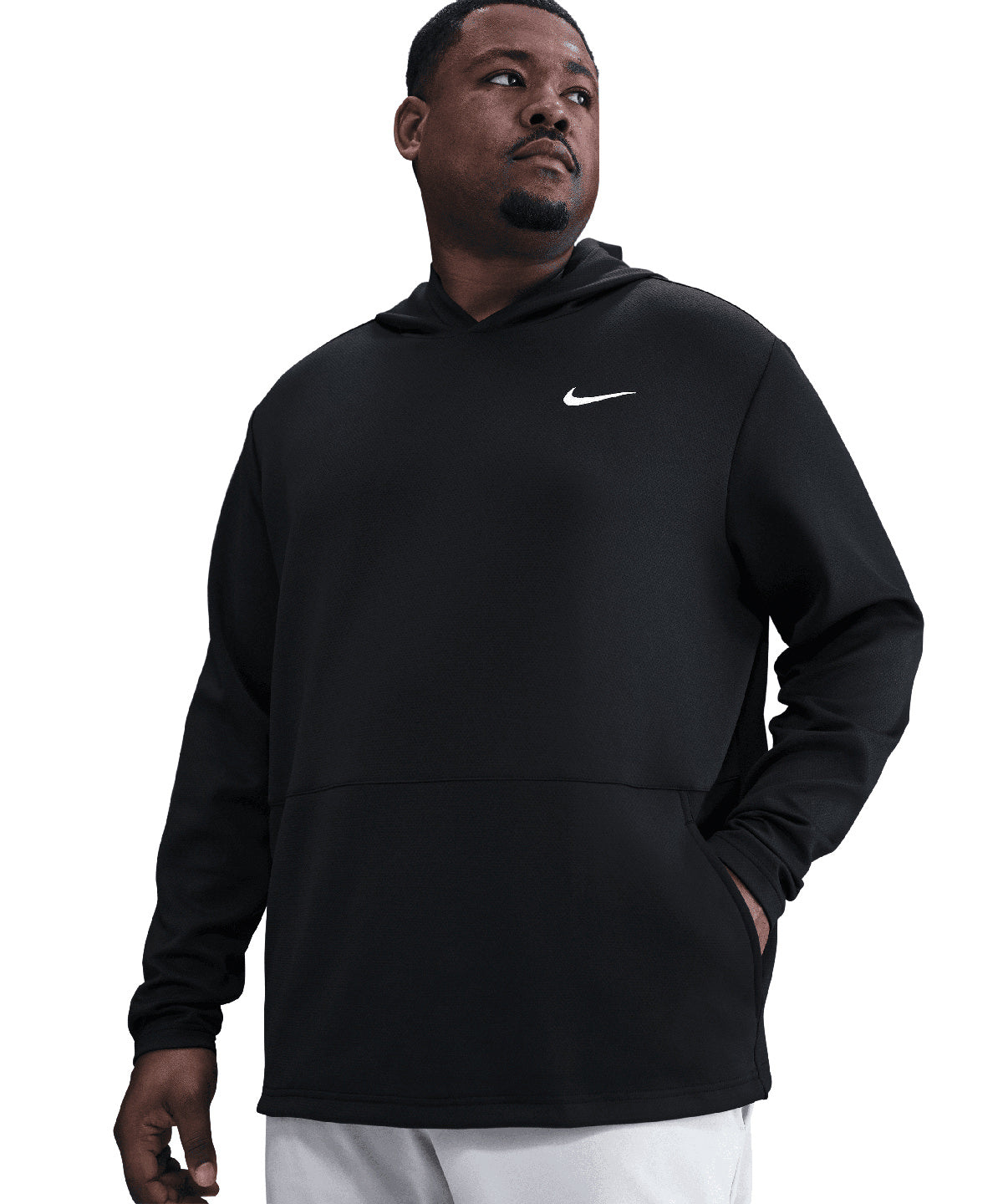 Nike Dri-FIT Victory Therma Flex hoodie in Black/Black/White, lifestyle photo