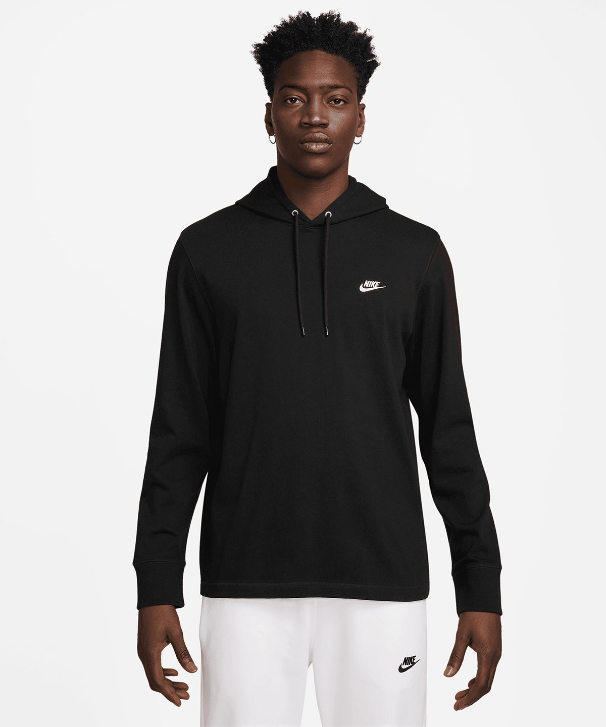 Nike Club knit hoodie, lifestyle photo
