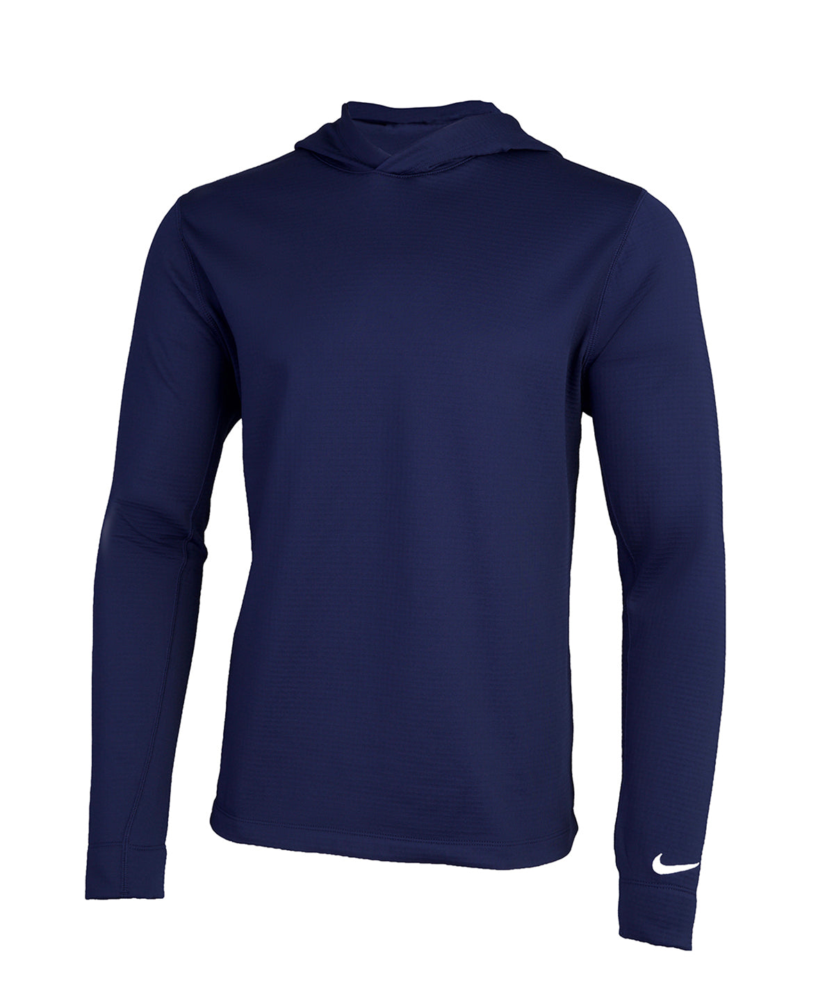 Nike Velocity hoodie in College Navy/White, front view