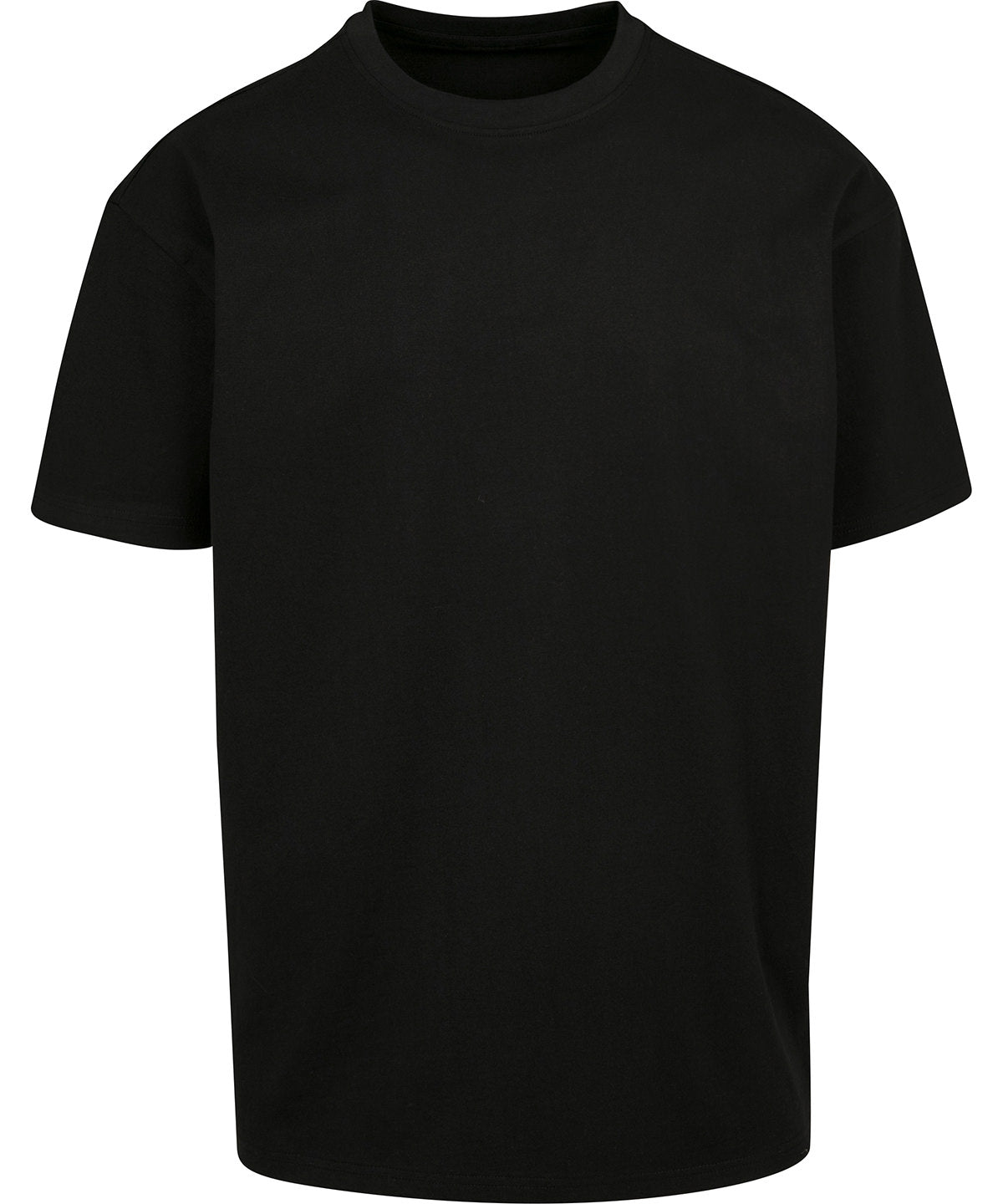 New Morning Studios Oversized Jersey tee in Black, front view