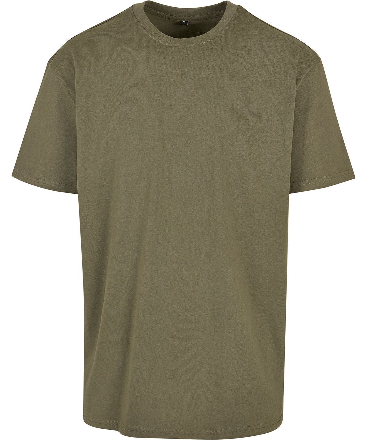 New Morning Studios Oversized Jersey tee in Olive, front view