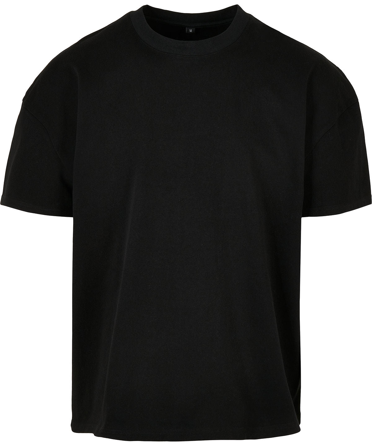 New Morning Studios Heavy Jersey oversized tee in Black, front view