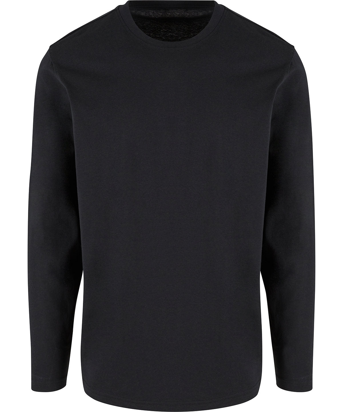 New Morning Studios Regular fit long sleeve shirt in Black, front view