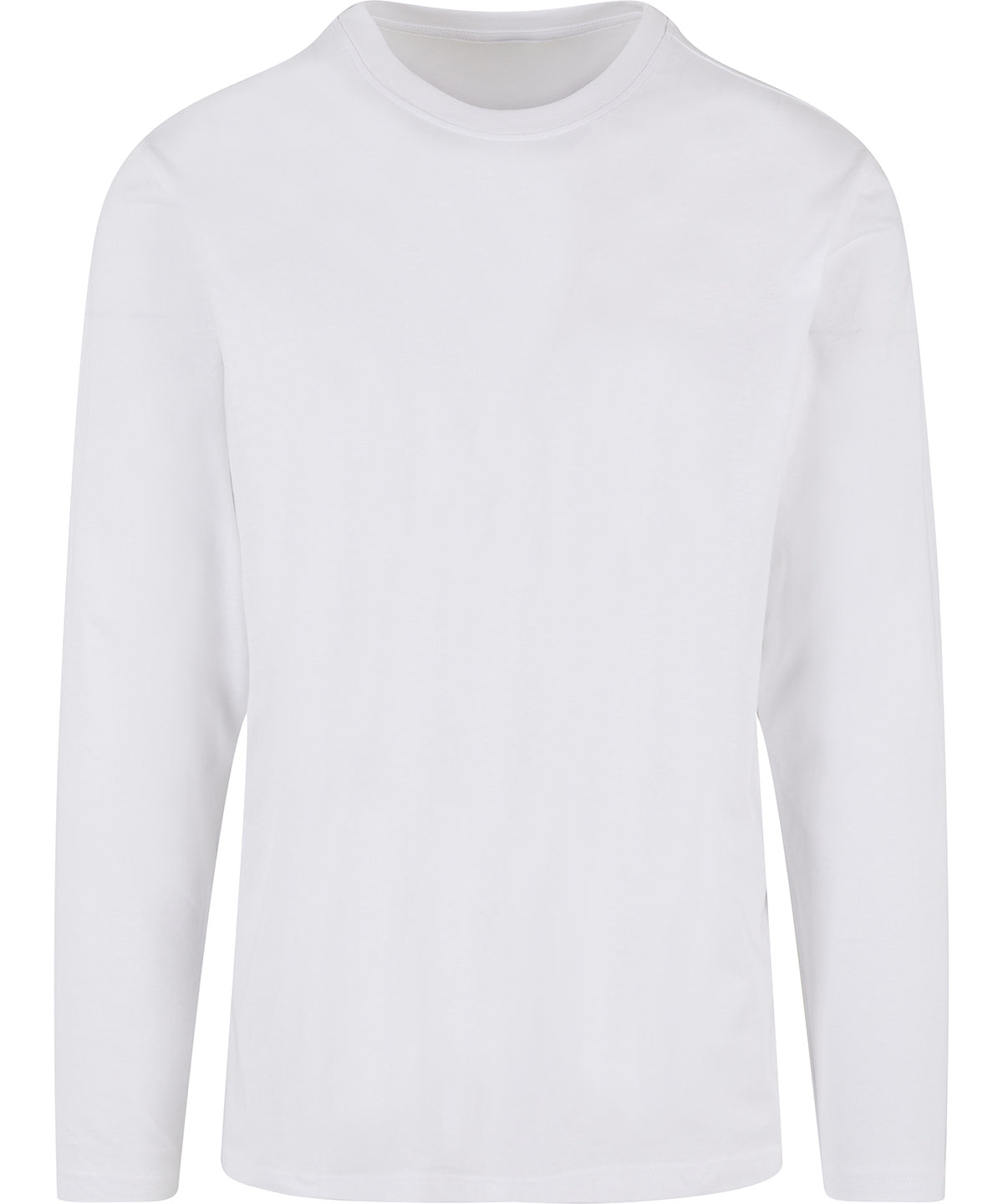 New Morning Studios Regular fit long sleeve shirt in White, front view