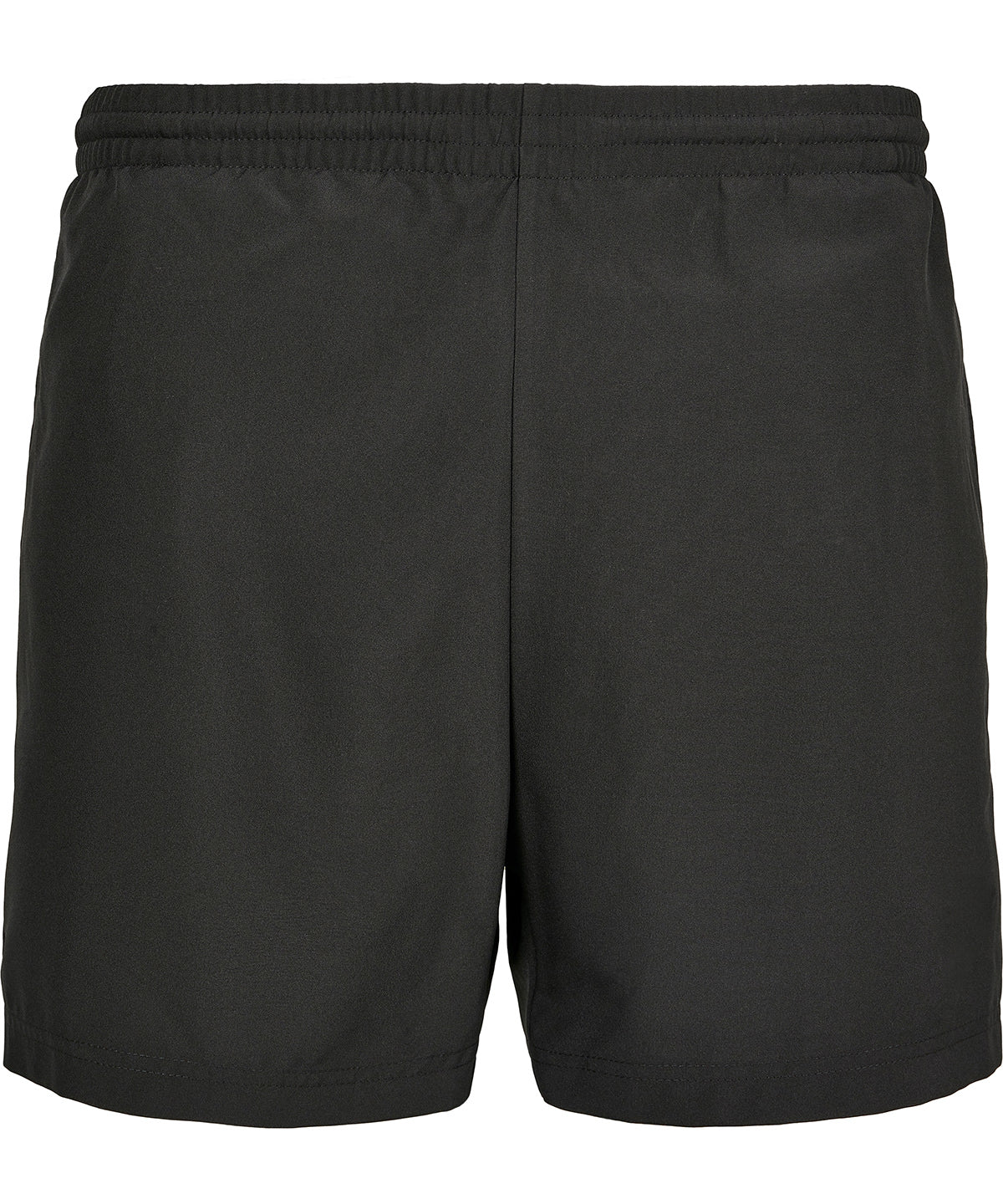 New Morning Studios Basic swim shorts in Black, front view