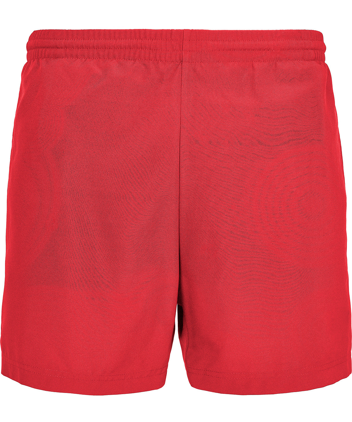 New Morning Studios Basic swim shorts in City Red, front view