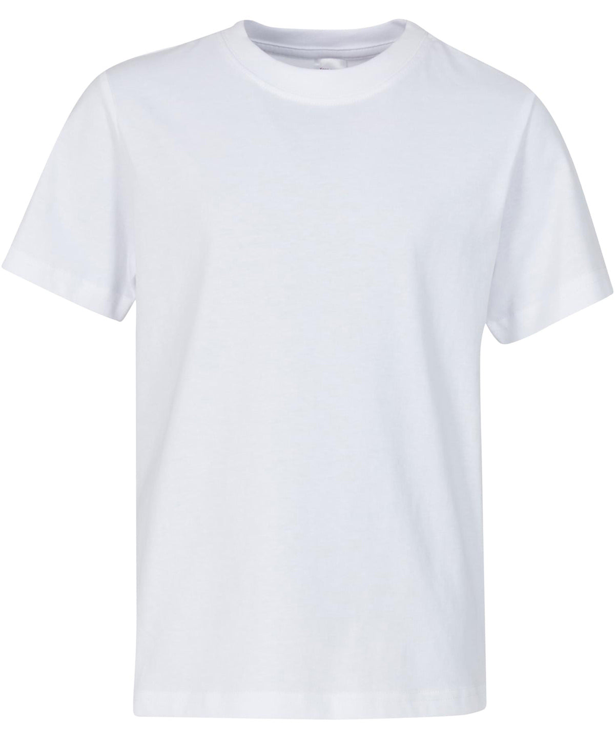 New Morning Studios Kids oversized tee in White, front view