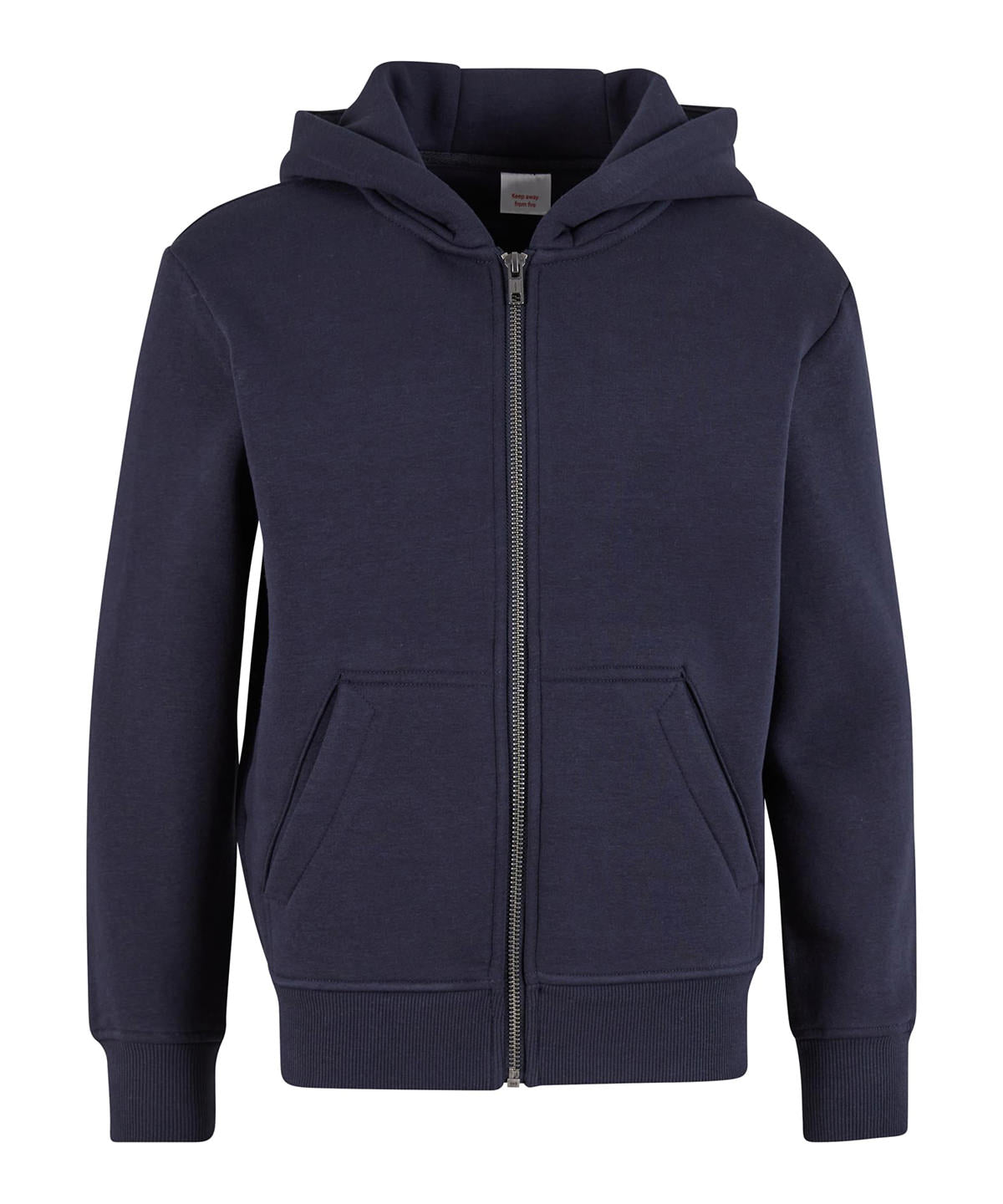 New Morning Studios Kids oversized hoodie in Navy, front view