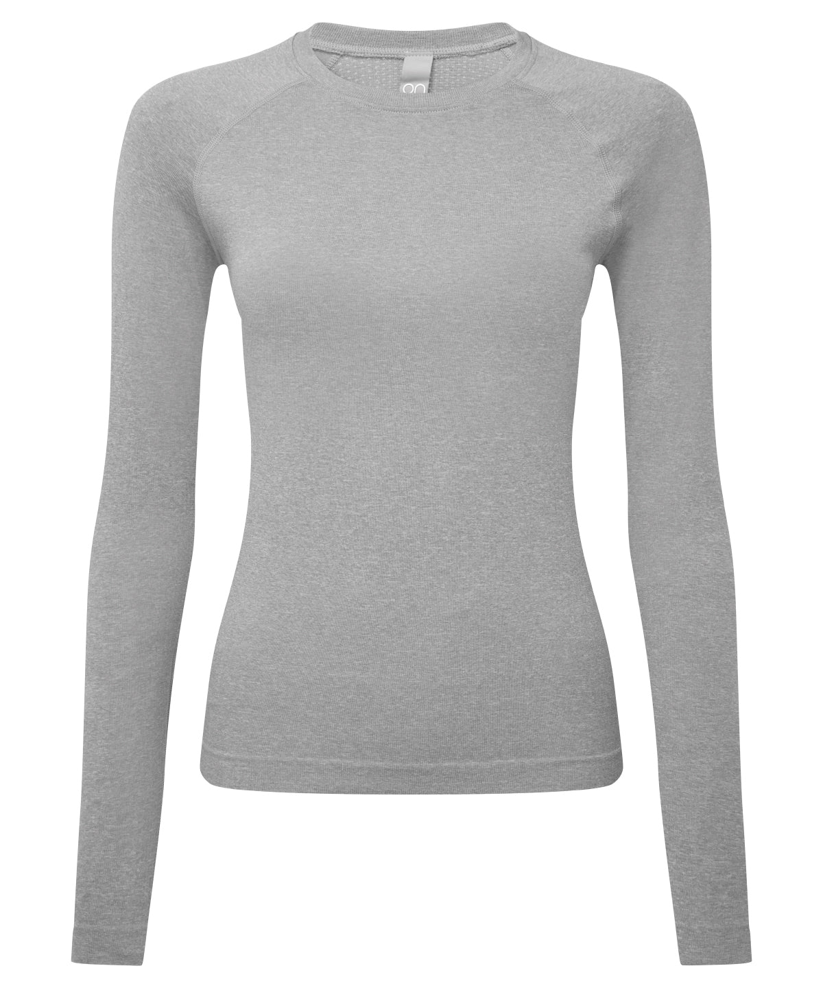 Onna by Premier Women’s Unstoppable fresh underscrub baselayer in Grey Heather, front view
