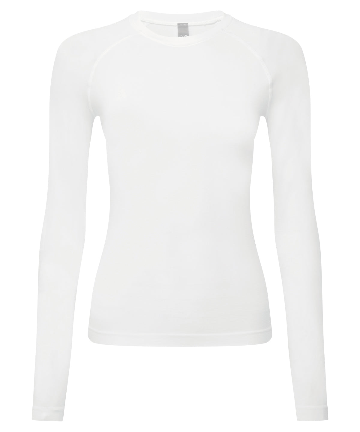 Onna by Premier Women’s Unstoppable fresh underscrub baselayer in White, front view