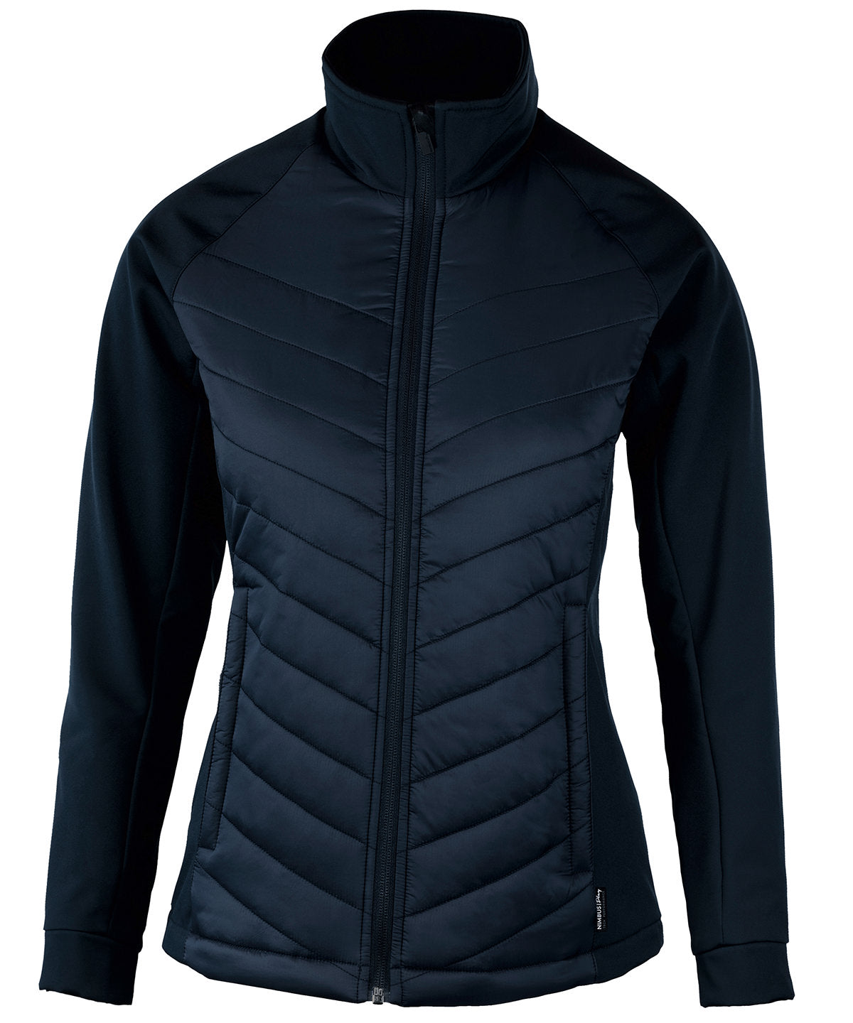 Nimbus Women’s Bloomsdale – comfortable hybrid jacket in Navy, front view