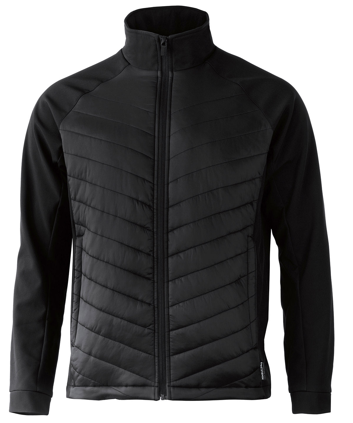 Nimbus Bloomsdale – comfortable hybrid jacket in Black, front view