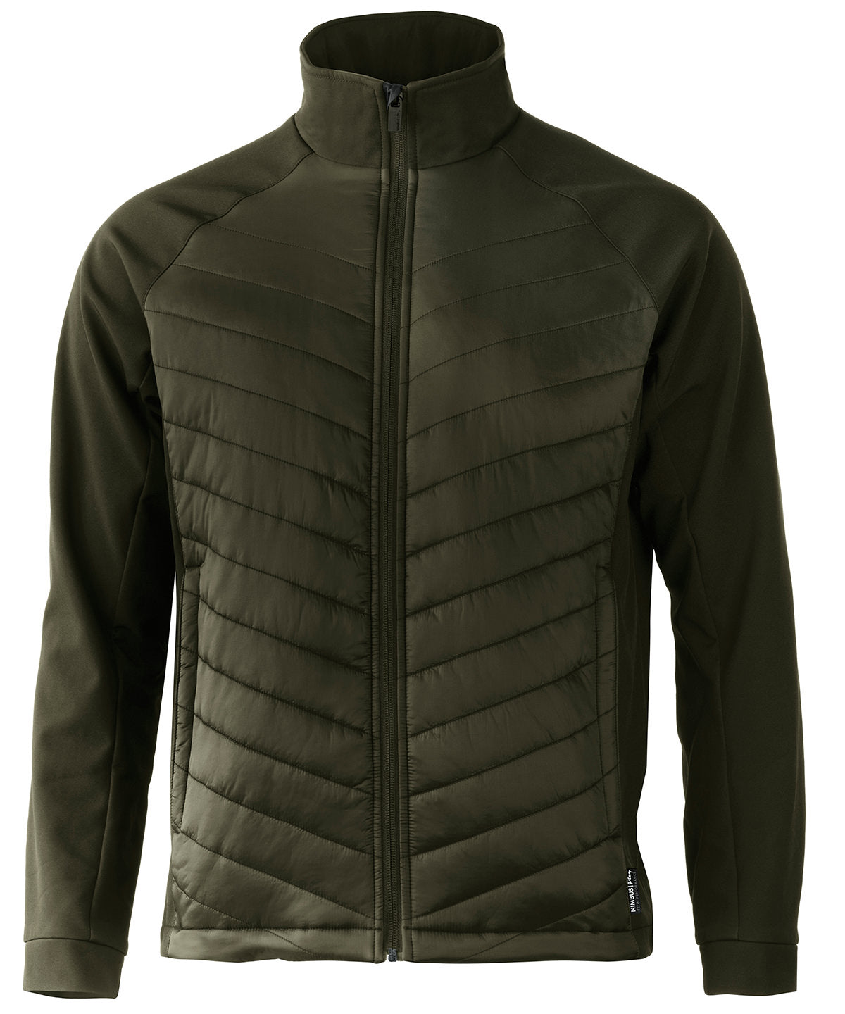 Nimbus Bloomsdale – comfortable hybrid jacket in Olive, front view