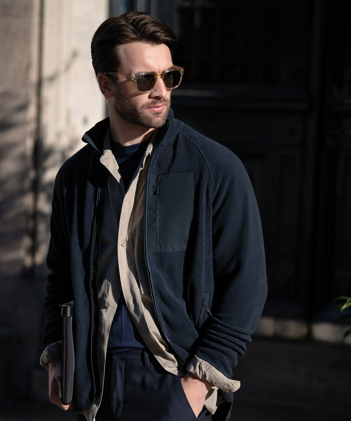 Nimbus Timberlake – modern sherpa fleece, lifestyle photo