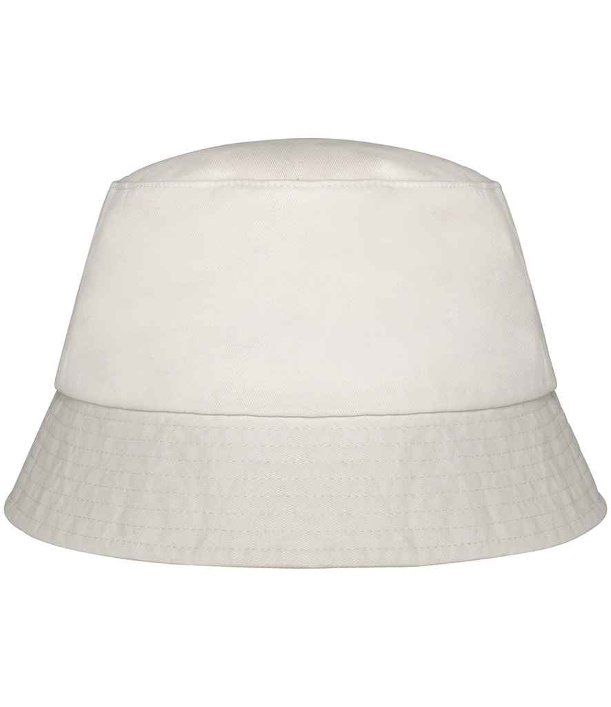 Native Spirit Faded Bucket Hat in Washed Ivory, front view