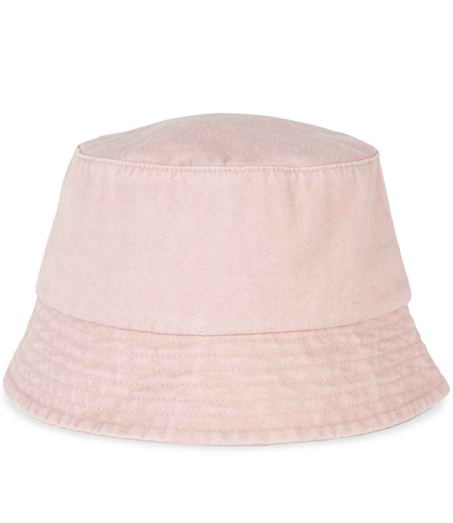 Native Spirit Faded Bucket Hat in Washed Petal Rose, front view