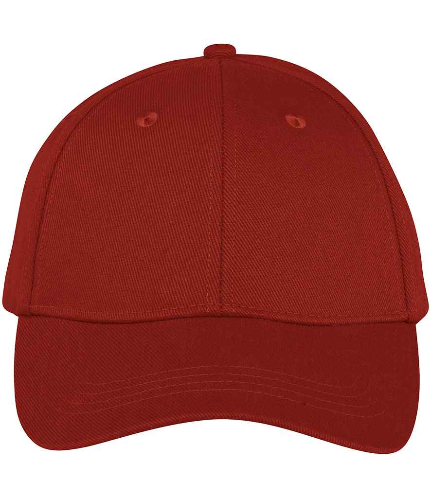 Native Spirit 6 Panel Cap in Burnt Brick, front view