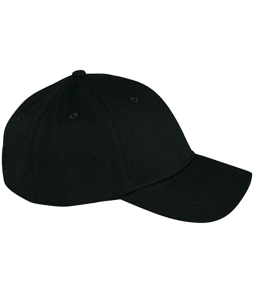 Native Spirit 6 Panel Cap in Black, side view