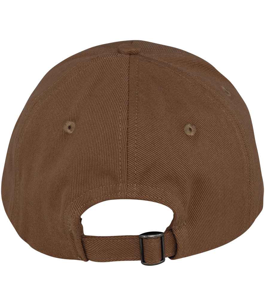 Native Spirit 6 Panel Cap in Dark Camel, back view