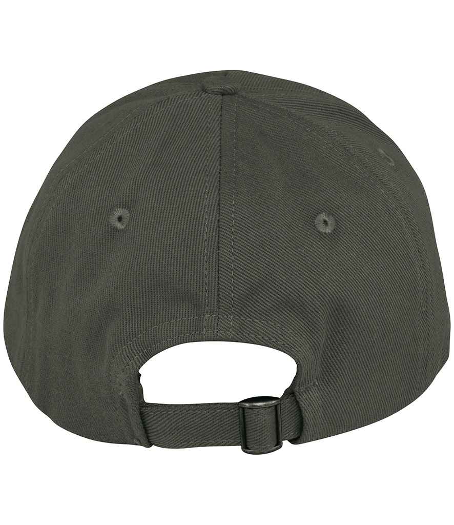Native Spirit 6 Panel Cap in Organic Khaki, back view