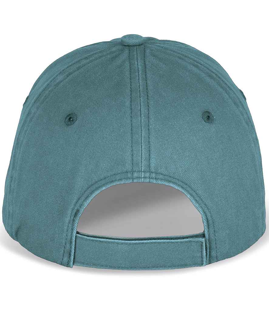 Native Spirit Faded Cap in Washed Amazon Green, back view