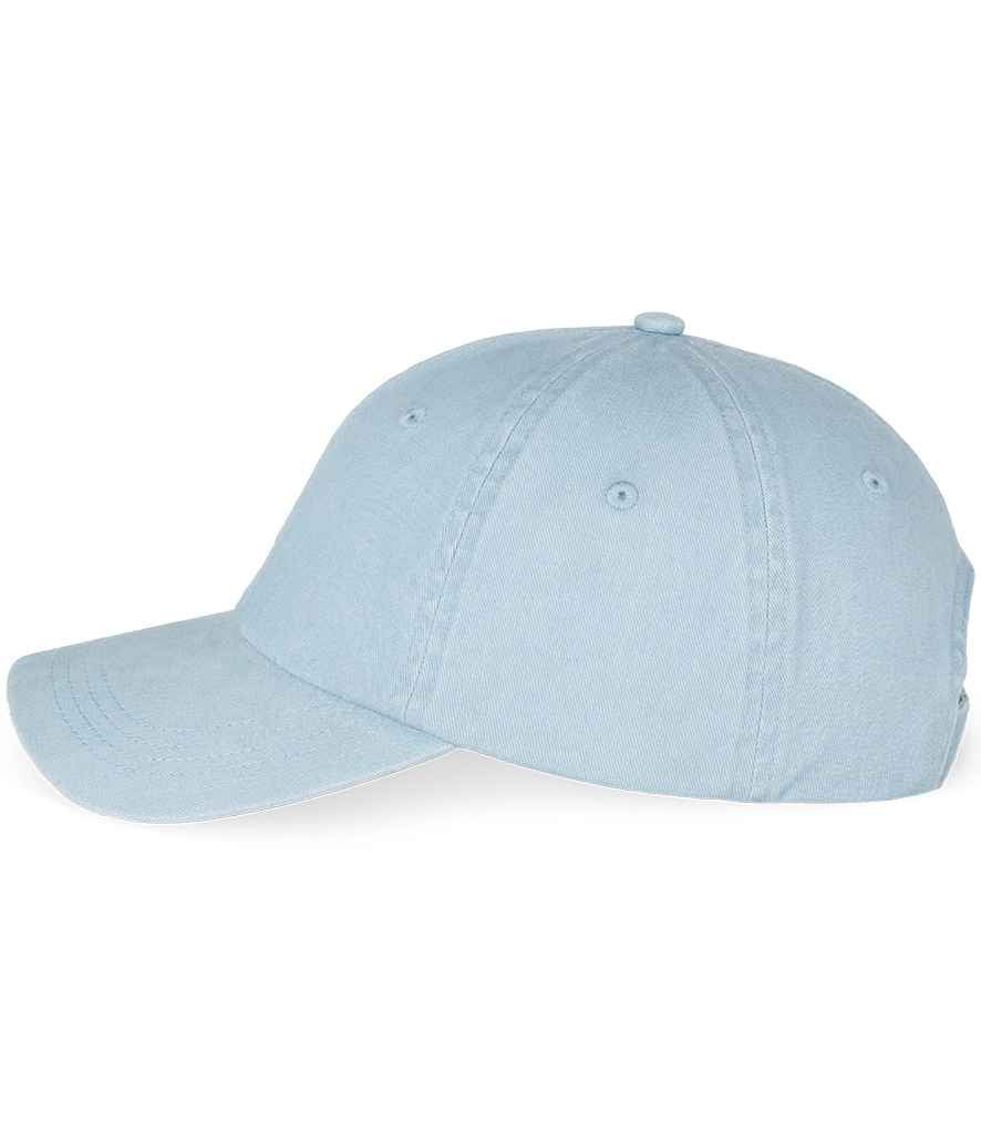Native Spirit Faded Cap in Washed Aquamarine, side view
