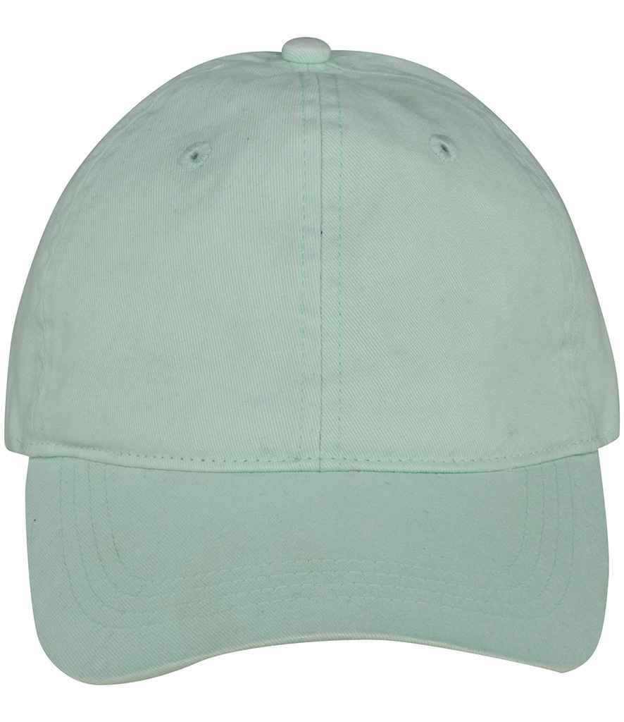 Native Spirit Faded Cap in Washed Brook Green, front view