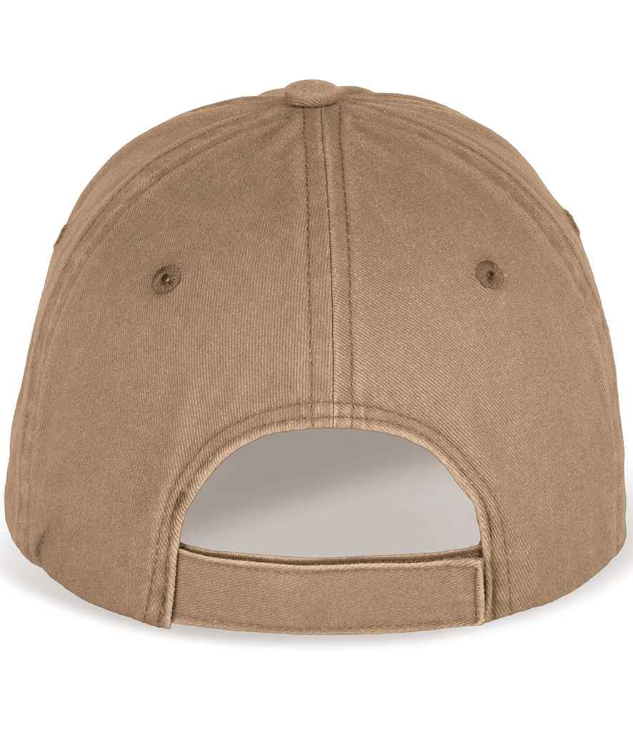 Native Spirit Faded Cap in Washed Dark Camel, back view