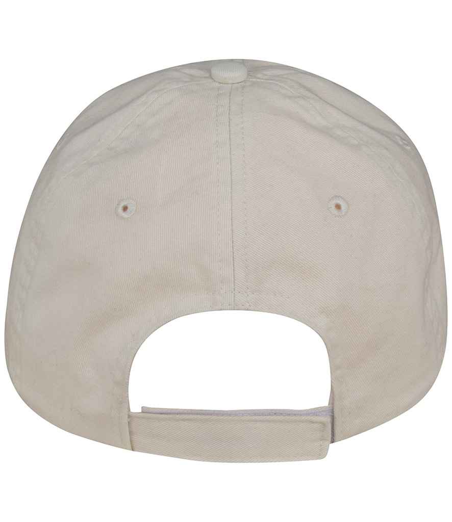 Native Spirit Faded Cap in Washed Ivory, back view