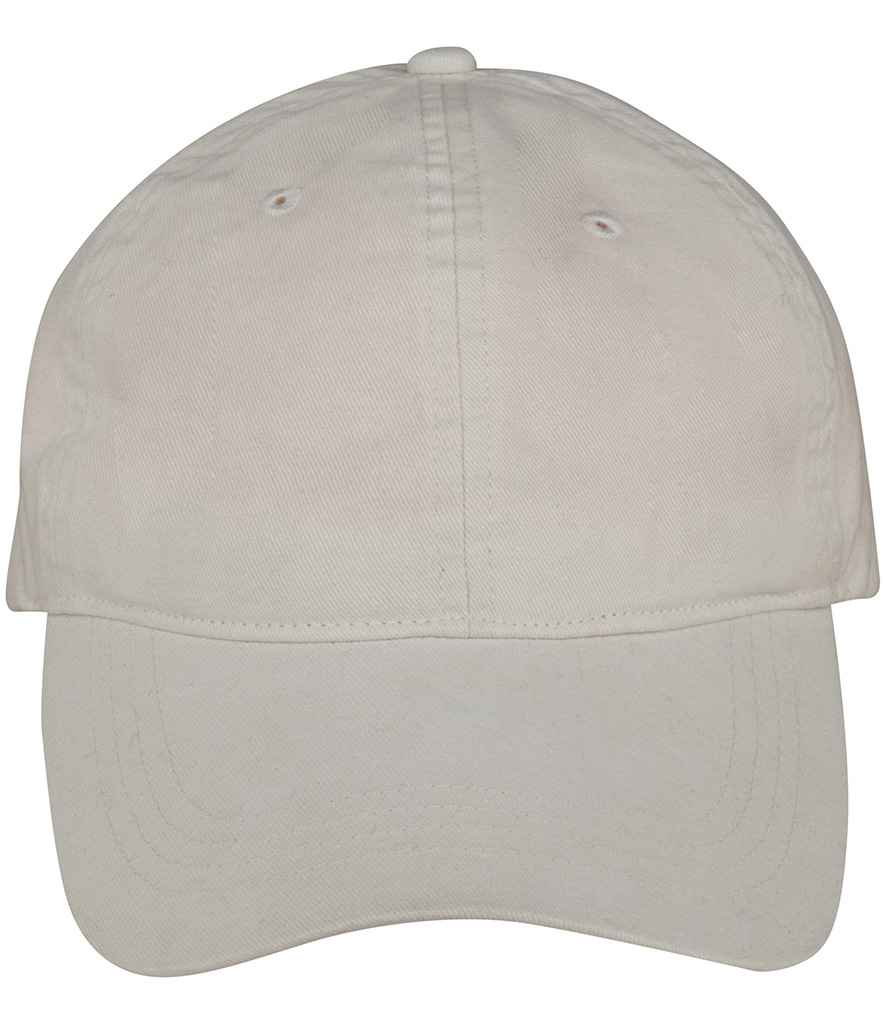 Native Spirit Faded Cap in Washed Ivory, front view