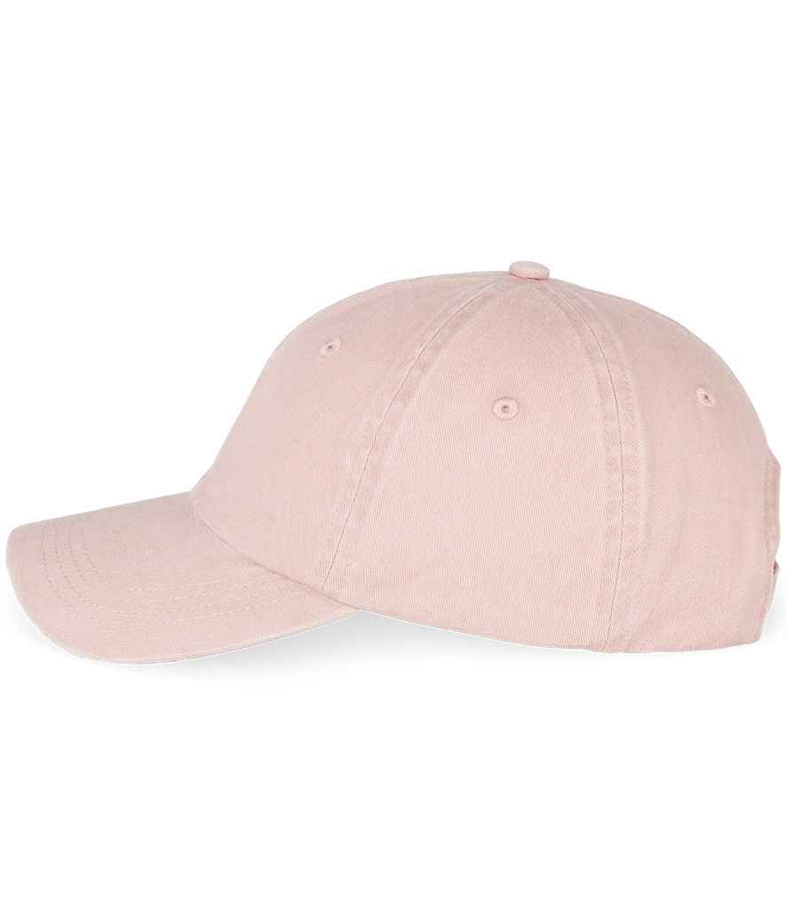 Native Spirit Faded Cap in Washed Petal Rose, side view