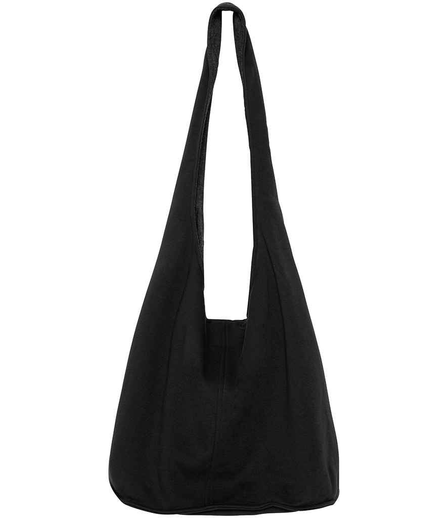 Native Spirit Fleece Tote Bag in Black, front view