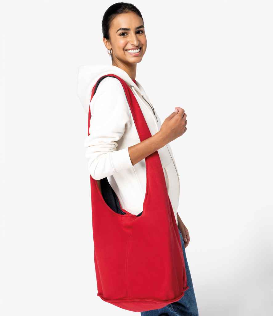Native Spirit Fleece Tote Bag in Hibiscus Red