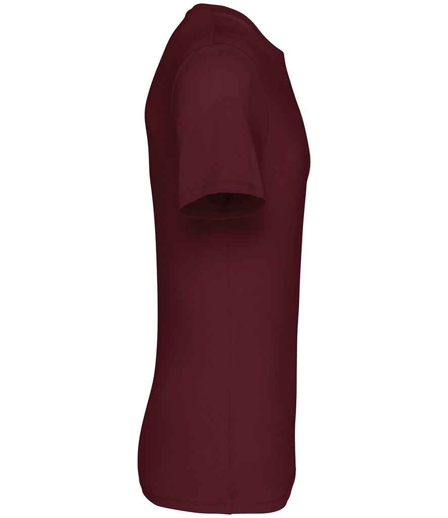 Native Spirit Unisex Heavyweight T-Shirt in Dark Cherry, side view