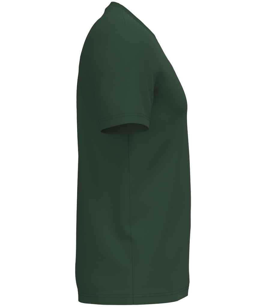 Native Spirit Unisex Heavyweight T-Shirt in Forest Green, side view