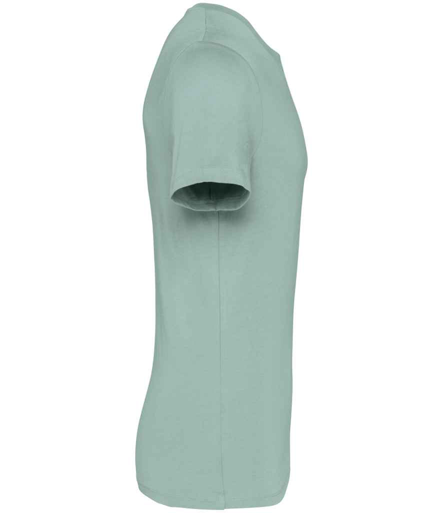 Native Spirit Unisex Heavyweight T-Shirt in Jade Green, side view