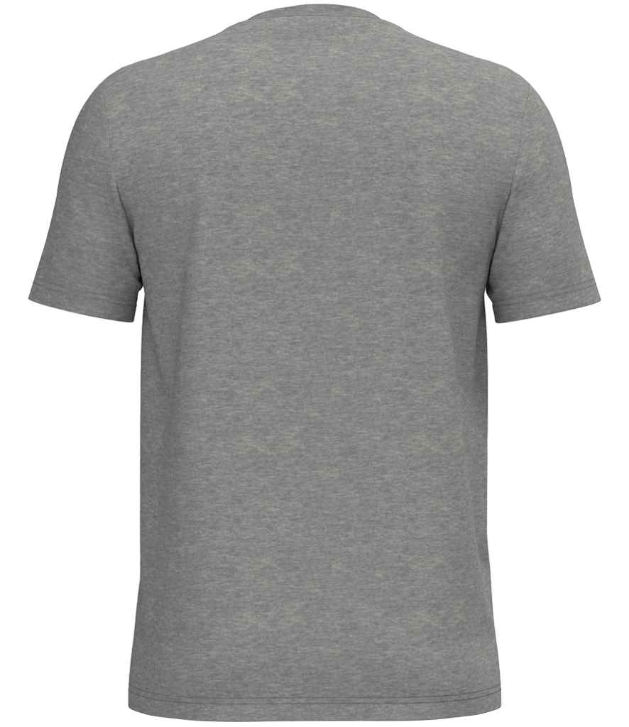 Native Spirit Unisex Heavyweight T-Shirt in Moon Grey Heather, back view