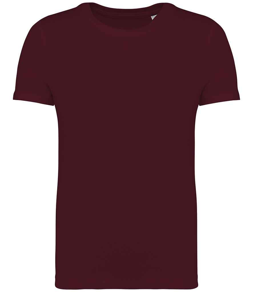 Native Spirit Kids T-Shirt in Dark Cherry, front view