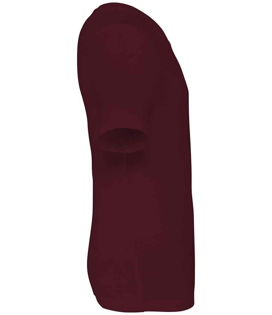 Native Spirit Kids T-Shirt in Dark Cherry, side view