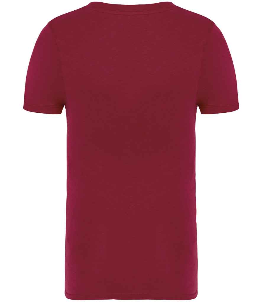 Native Spirit Kids T-Shirt in Hibiscus Red, back view