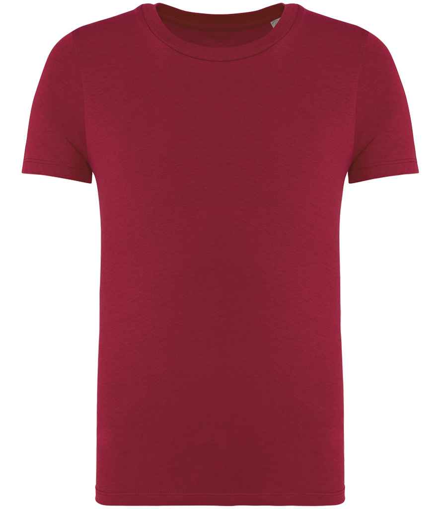 Native Spirit Kids T-Shirt in Hibiscus Red, front view