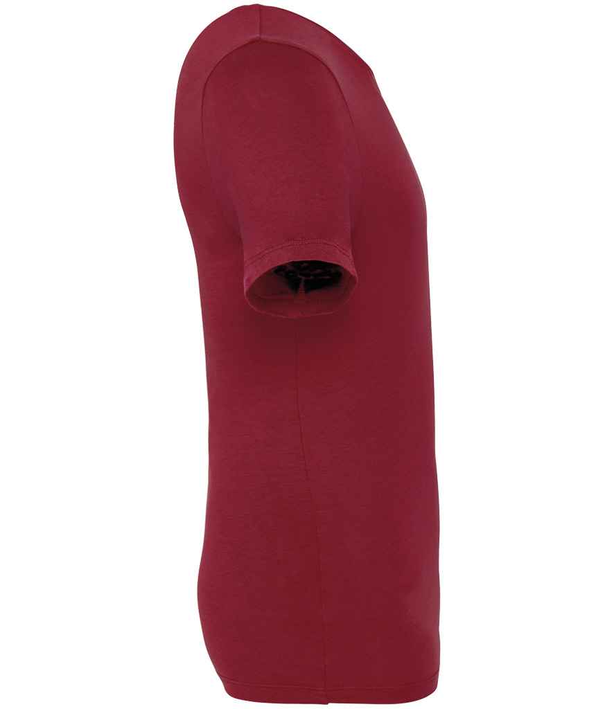 Native Spirit Kids T-Shirt in Hibiscus Red, side view