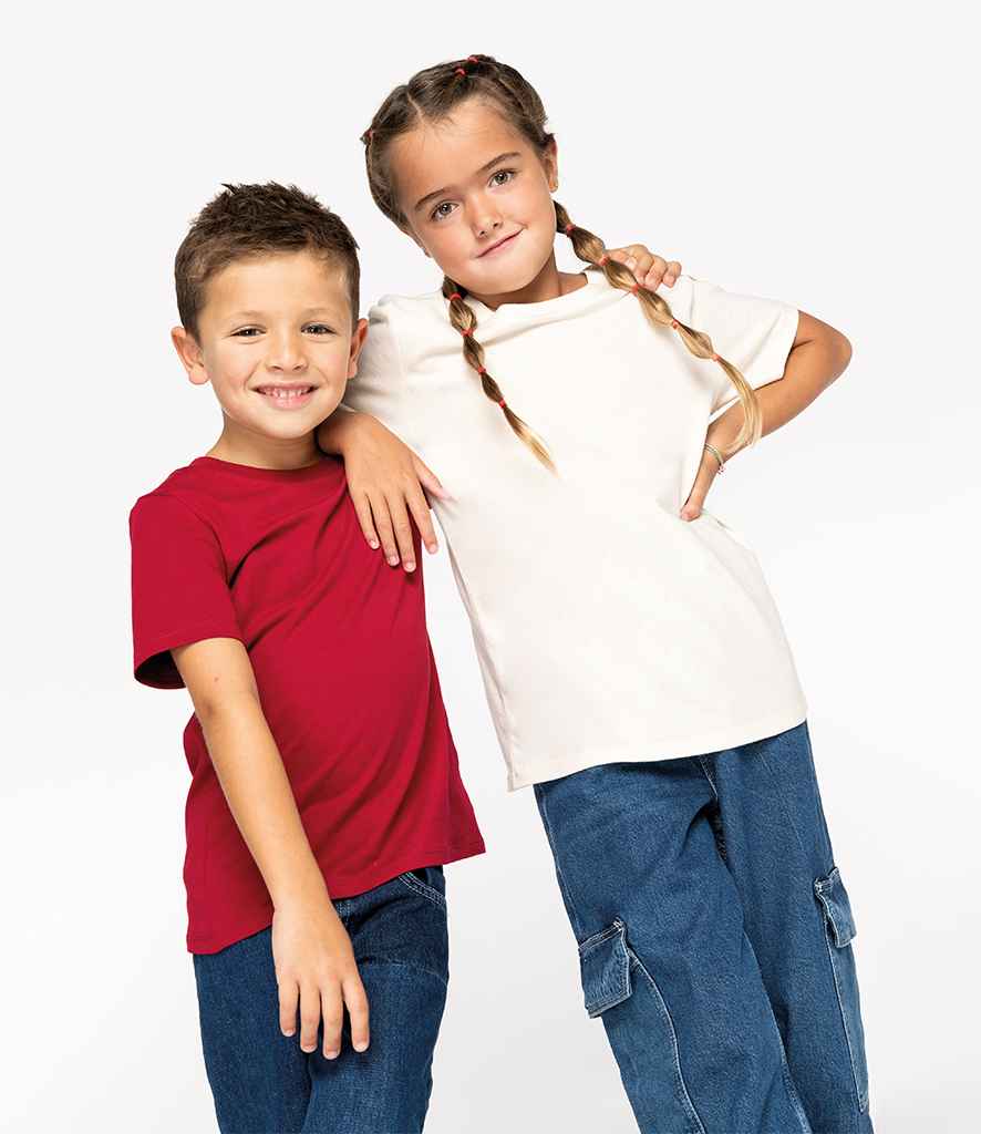 Native Spirit Kids T-Shirt in Hibiscus Red
