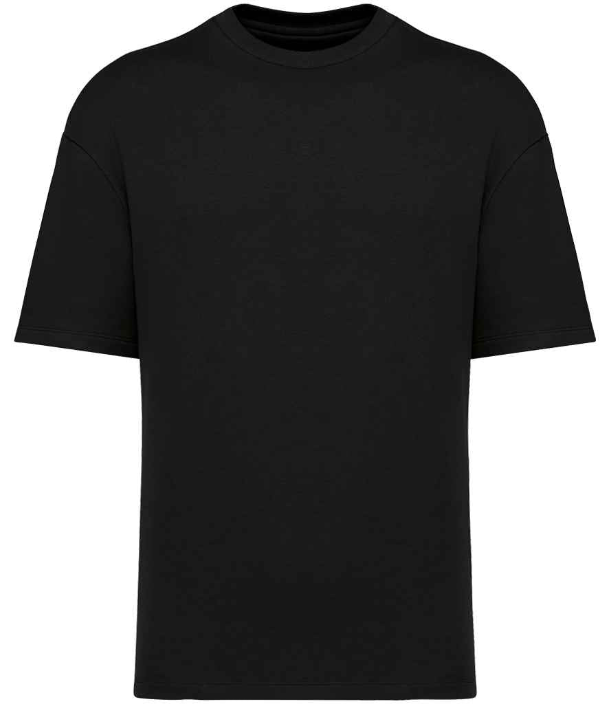 Native Spirit Unisex French Terry T-Shirt in Black, front view