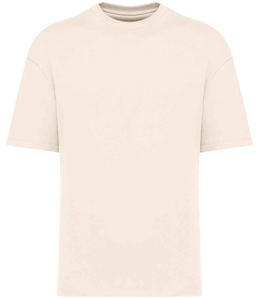 Native Spirit Unisex French Terry T-Shirt in Ivory, front view