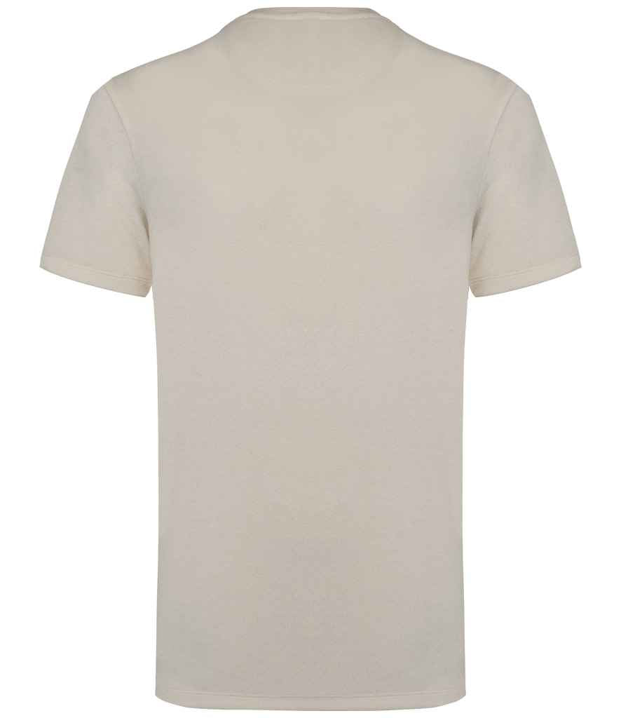 Native Spirit Terry Towel T-Shirt in Ivory, back view