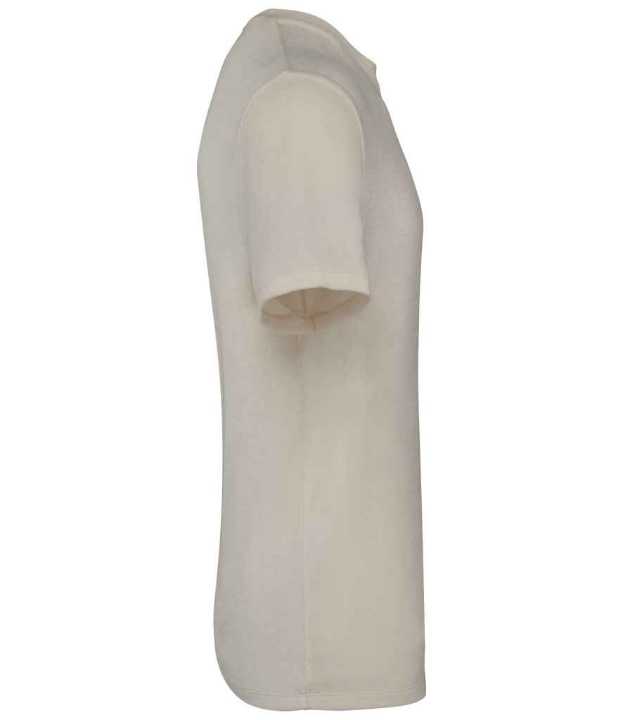 Native Spirit Terry Towel T-Shirt in Ivory, side view