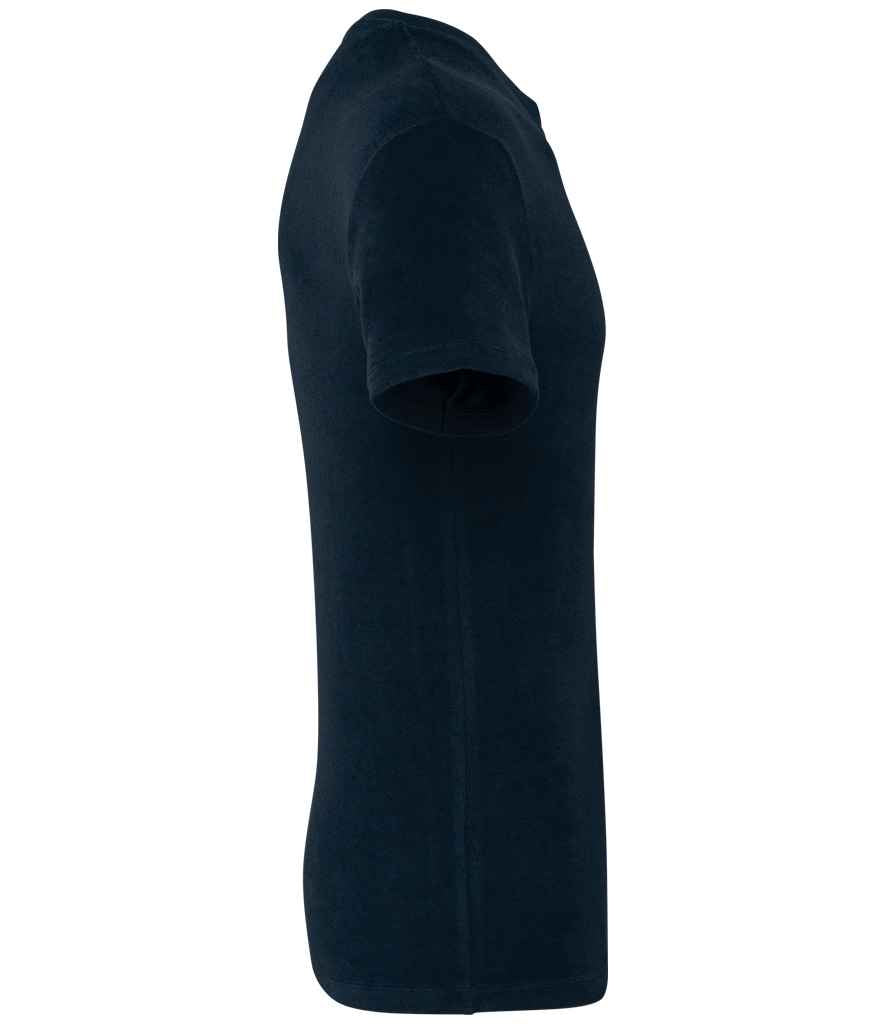 Native Spirit Terry Towel T-Shirt in Navy, side view